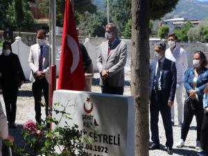 BAŞKAN DURAN BAYRAMI ŞEHİT AİLELERİ İLE KARŞILADI 