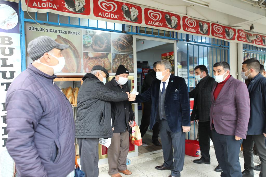 BAŞKAN ÇERÇİ AKMESCİT MAHALLESİ’NDE ESNAF ZİYARETİ YAPTI